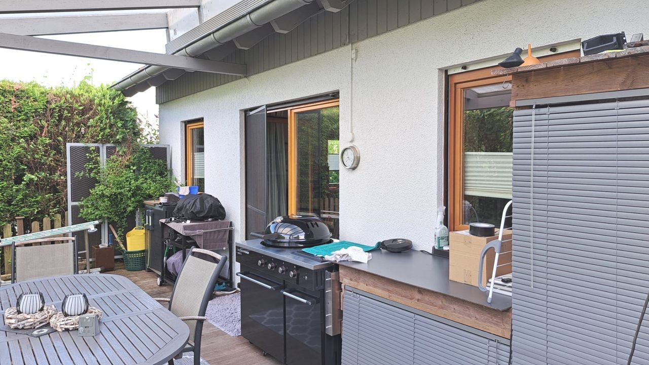 Outdoorküche auf der Terrasse möglich